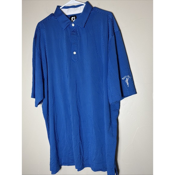 FootJoy Other - FootJoy FJ Performance Stretch Golf Polo Mens XXL Split Rail Logo Embroidery